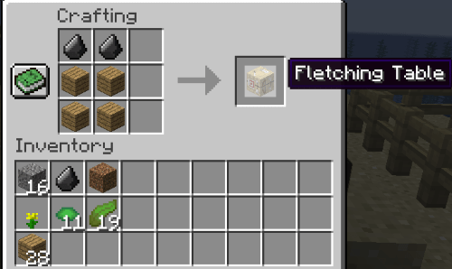 Make Fletching Table in Minecraft