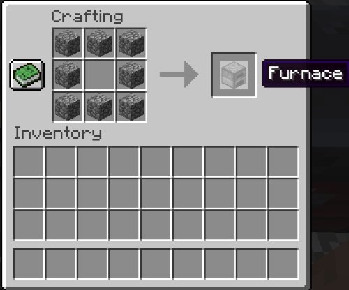 How to Make Armor Stand in Minecraft, make furnace