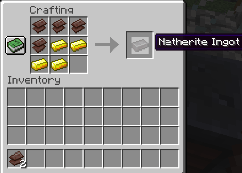 make netherite ingots, Make Netherite Sword in Minecraft