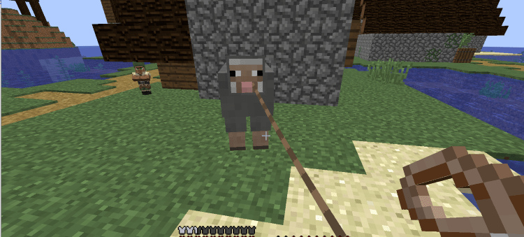 How to Make Lead in Minecraft, tie lead to any animal.
