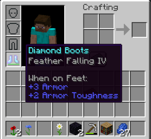 Minecraft Feather Falling Enchantment, feather falling enchantment 4