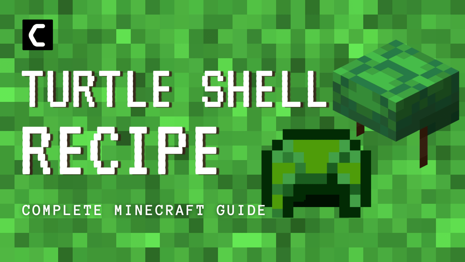 How to Make a Turtle Shell in Minecraft? 5 EASY Steps [2024]