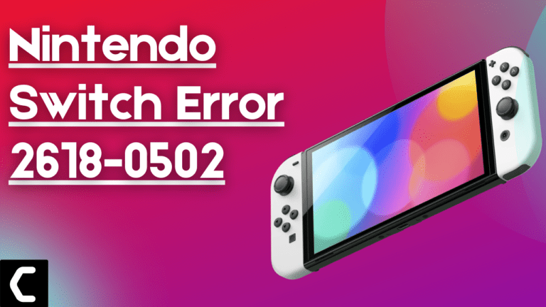 Nintendo error 2618 0502
