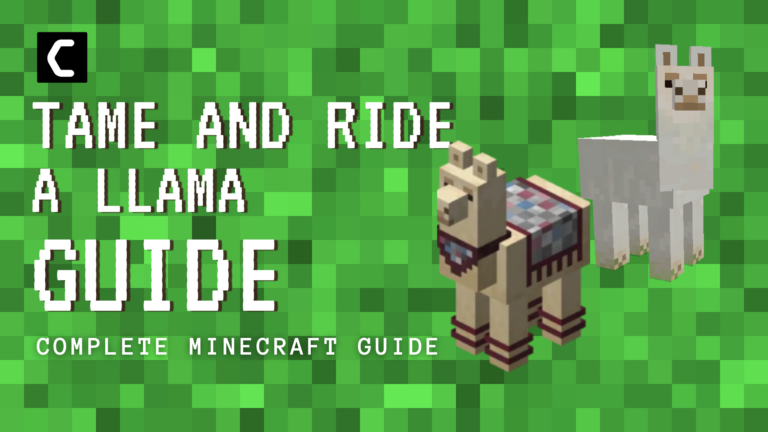 Tame and Ride a Llama in Minecraft