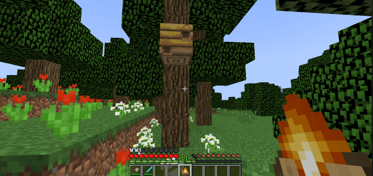 How to Tame a Bee in Minecraft, empty bee nest
