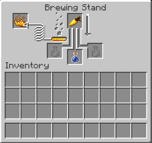 make potion of night vision, Potions in Minecraft