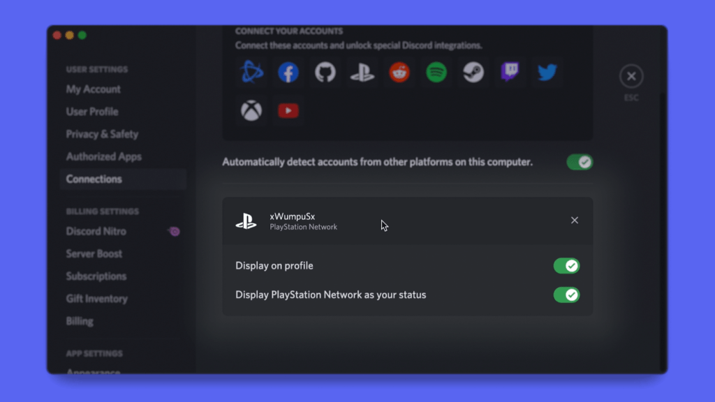 How to Connect Discord With PSN Account account connected with PSN