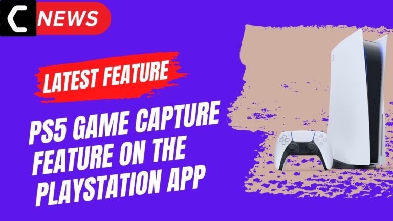 PS5 Game Capture Feature on the PlayStation app