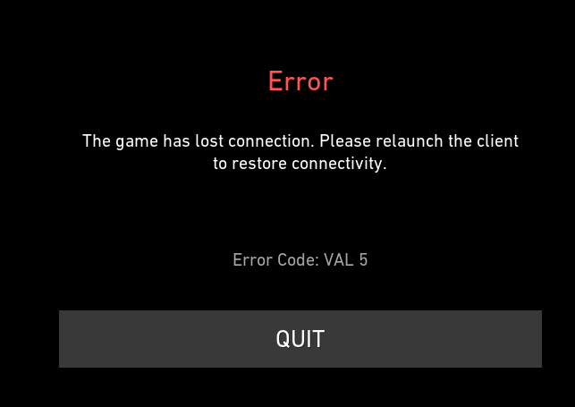 Valorant Error Code VAL 5, error code val 5, what does nt mean in valorant, valorant keeps crashing,valorant not launching