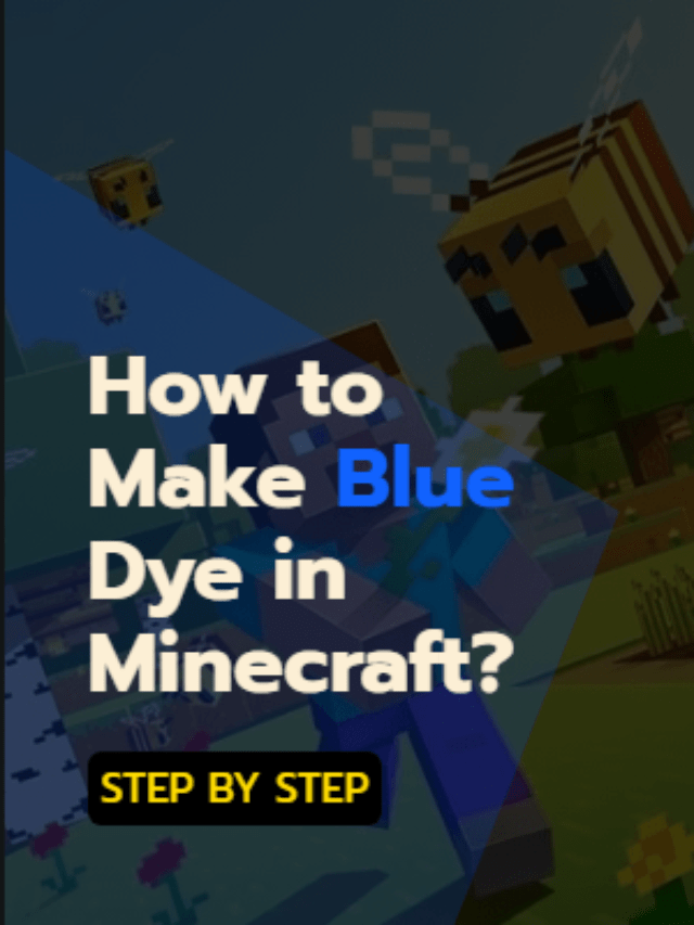 This is how you Make Blue Dye in Minecraft? EASY STEPS
