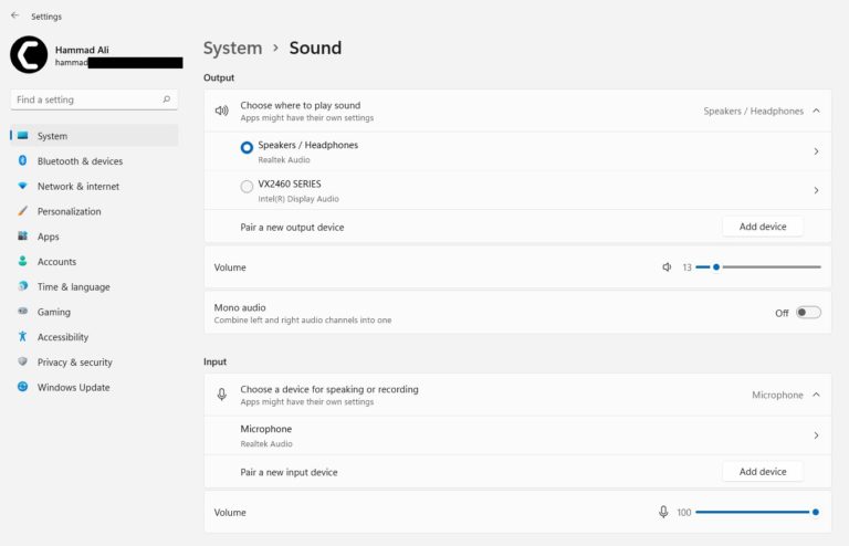 vlc sound problem windows 11