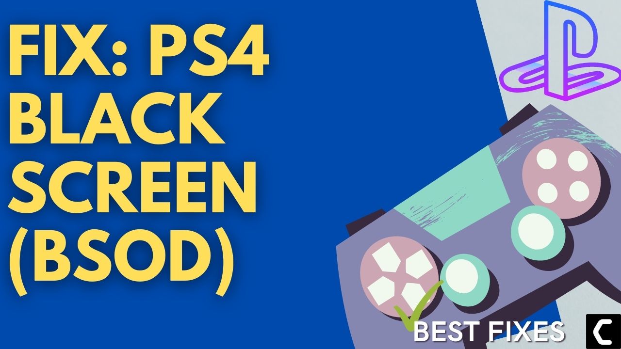 fixed PS4 black screen