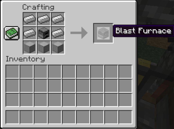 make blast furnace in Minecraft