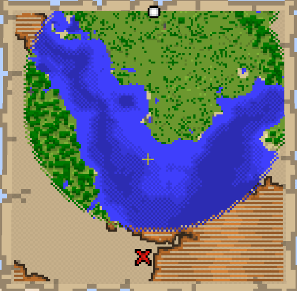 Find Minecraft Buried Treasure, treasure map