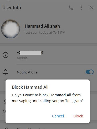 How to Block Someone on Telegram? [iOS/Android/Desktop]