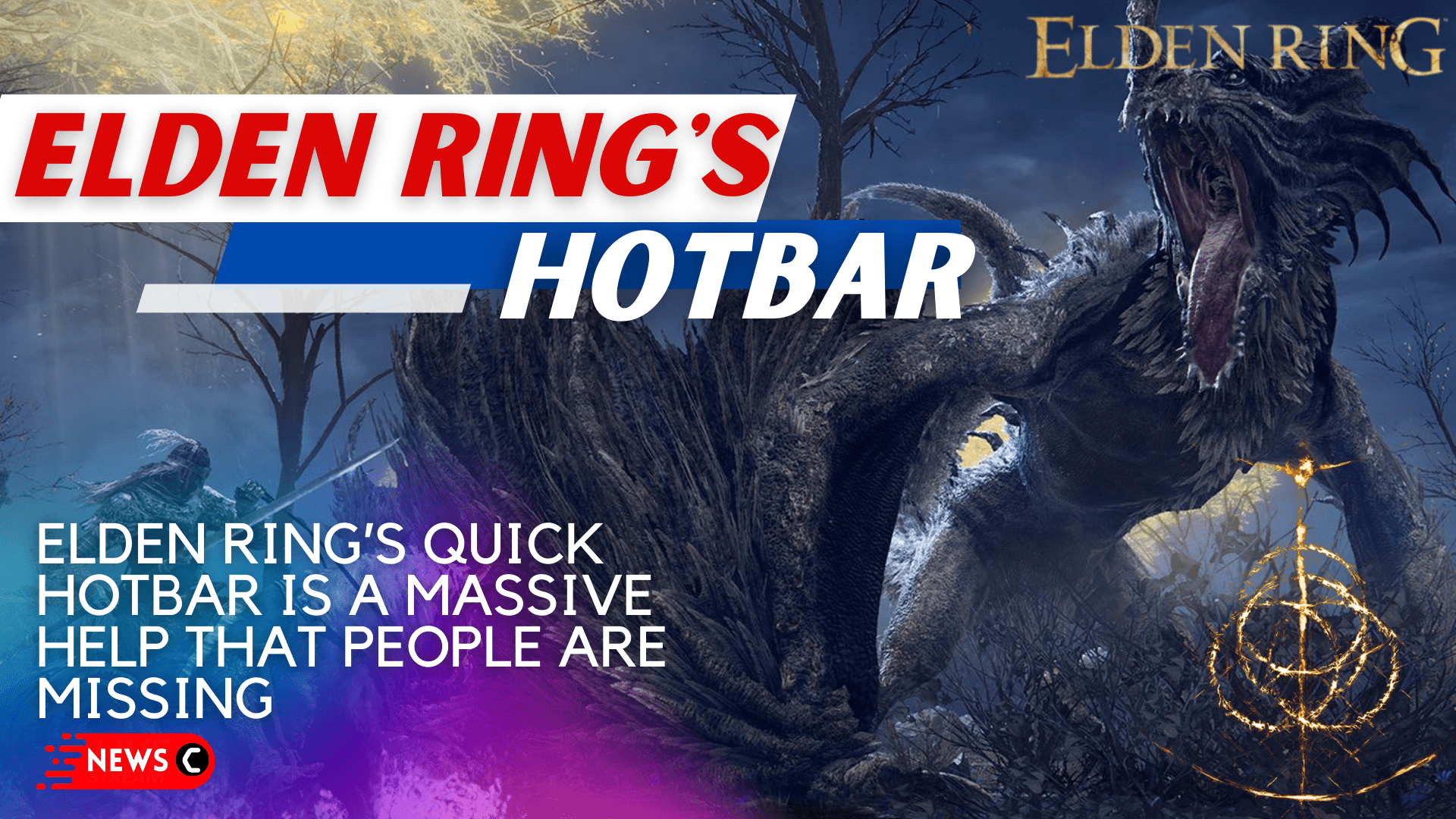 Elden Rings quick hotbar is a massive help that people are missing