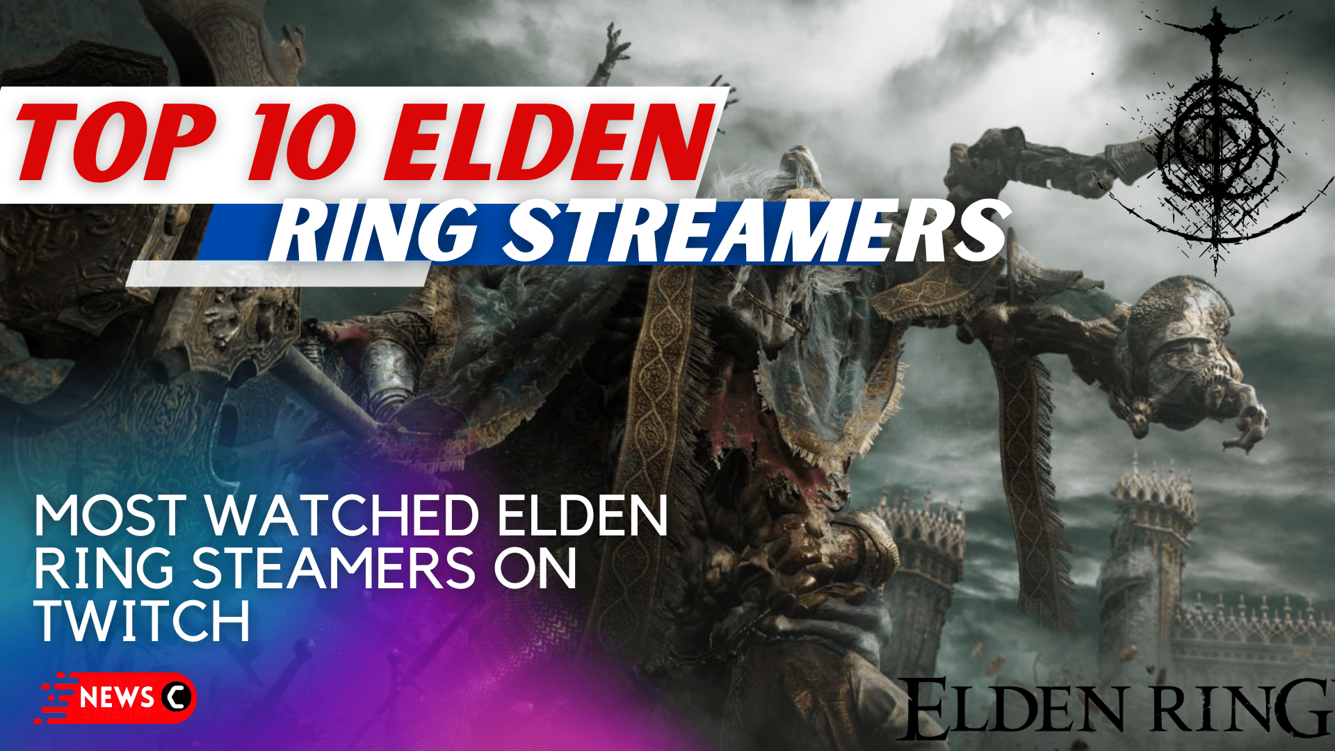 Top 10 Elden Ring streamers on Twitch