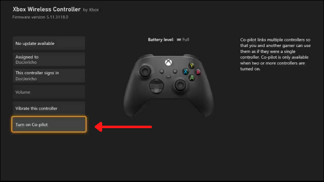 Use Co Pilot Feature on xbox