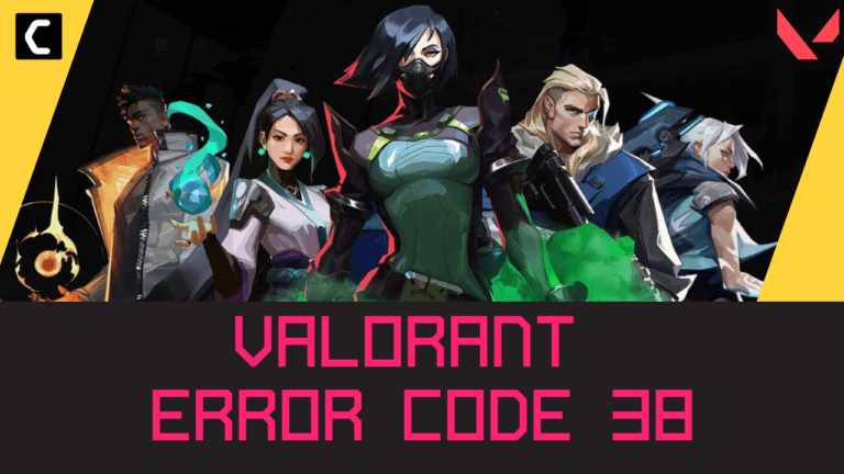Valorant error code 38