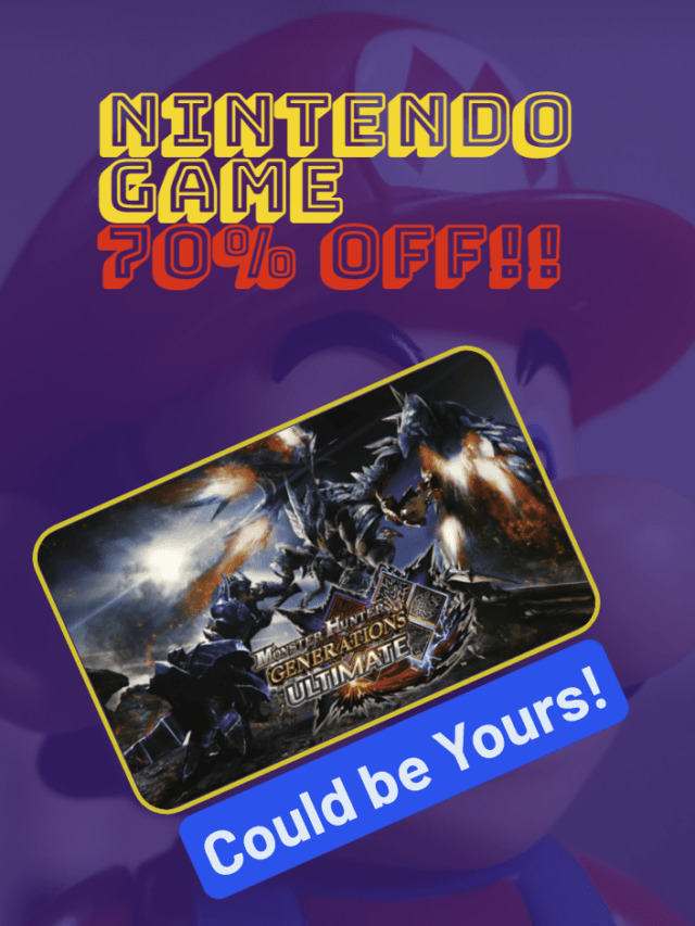 Nintendo Offering Discount? YES!!! 70% OFF Your Fav Game!