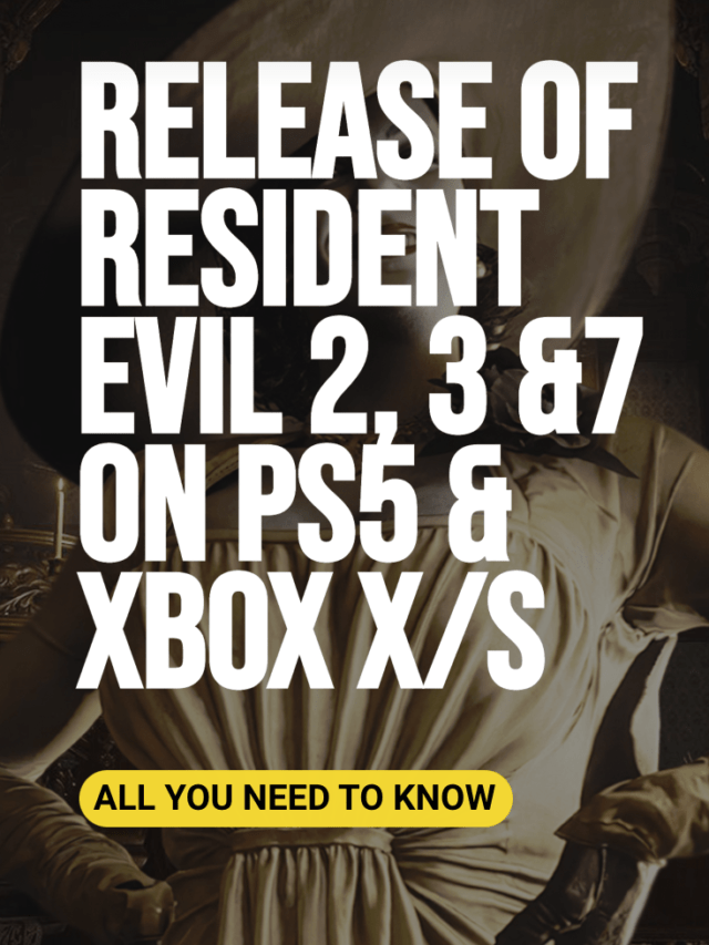 PS5, Xbox X/S & PC Getting Resident Evil 2,3 & 7 Updates