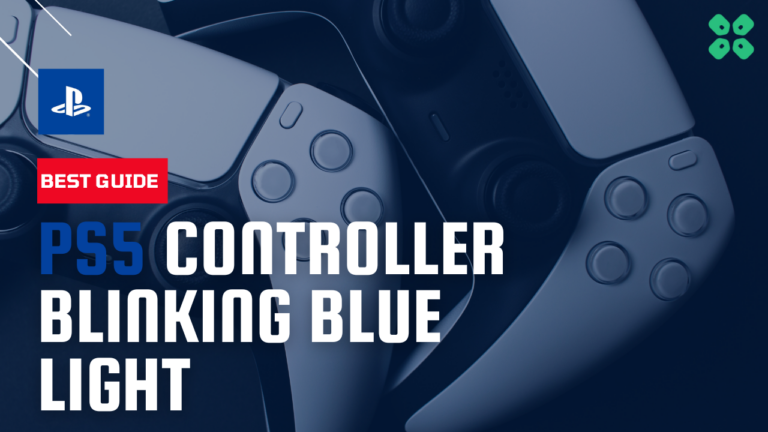 ps5 controller flashing blue light