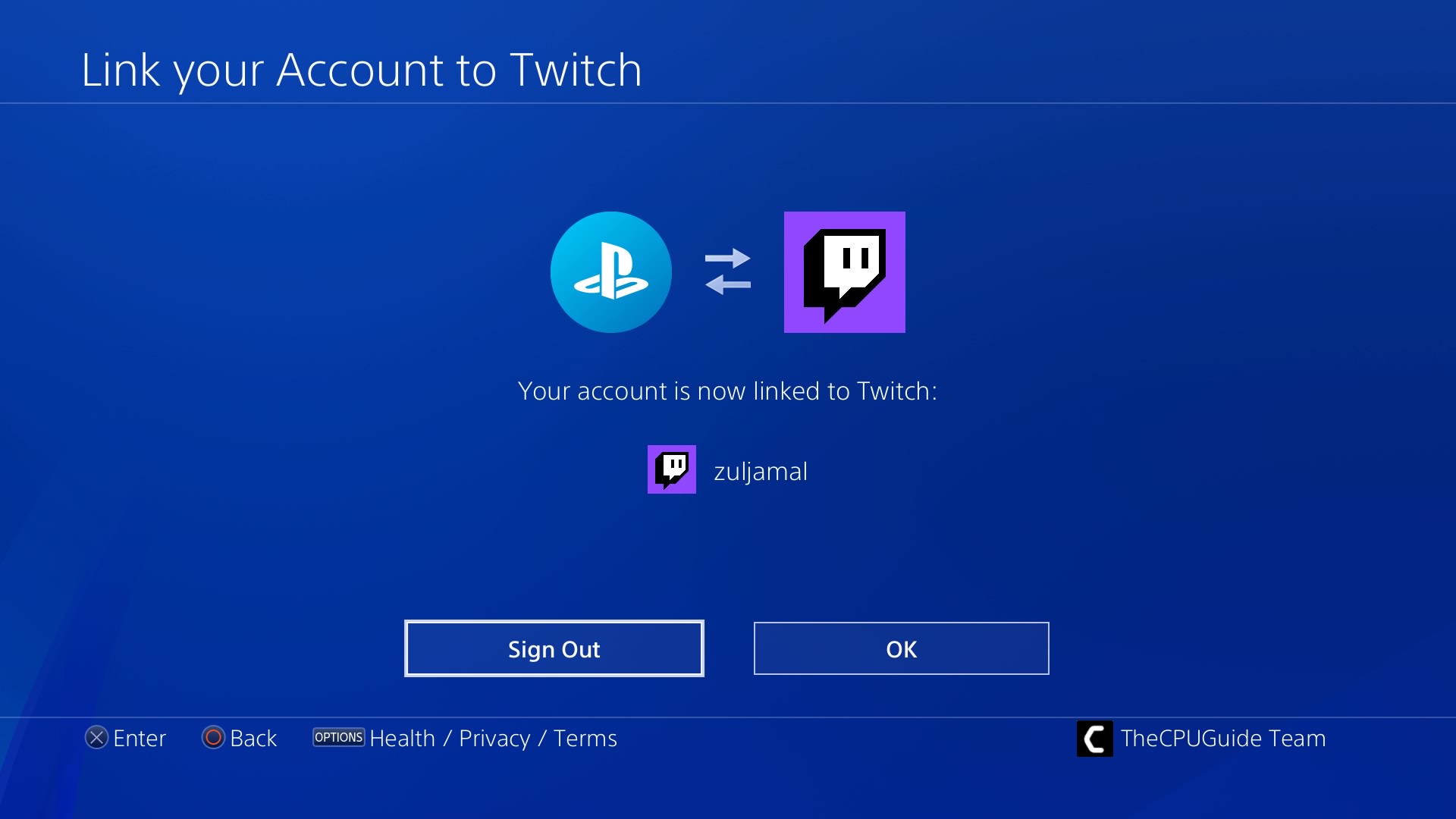 Twitch Error Code 0495BA16 on ps4