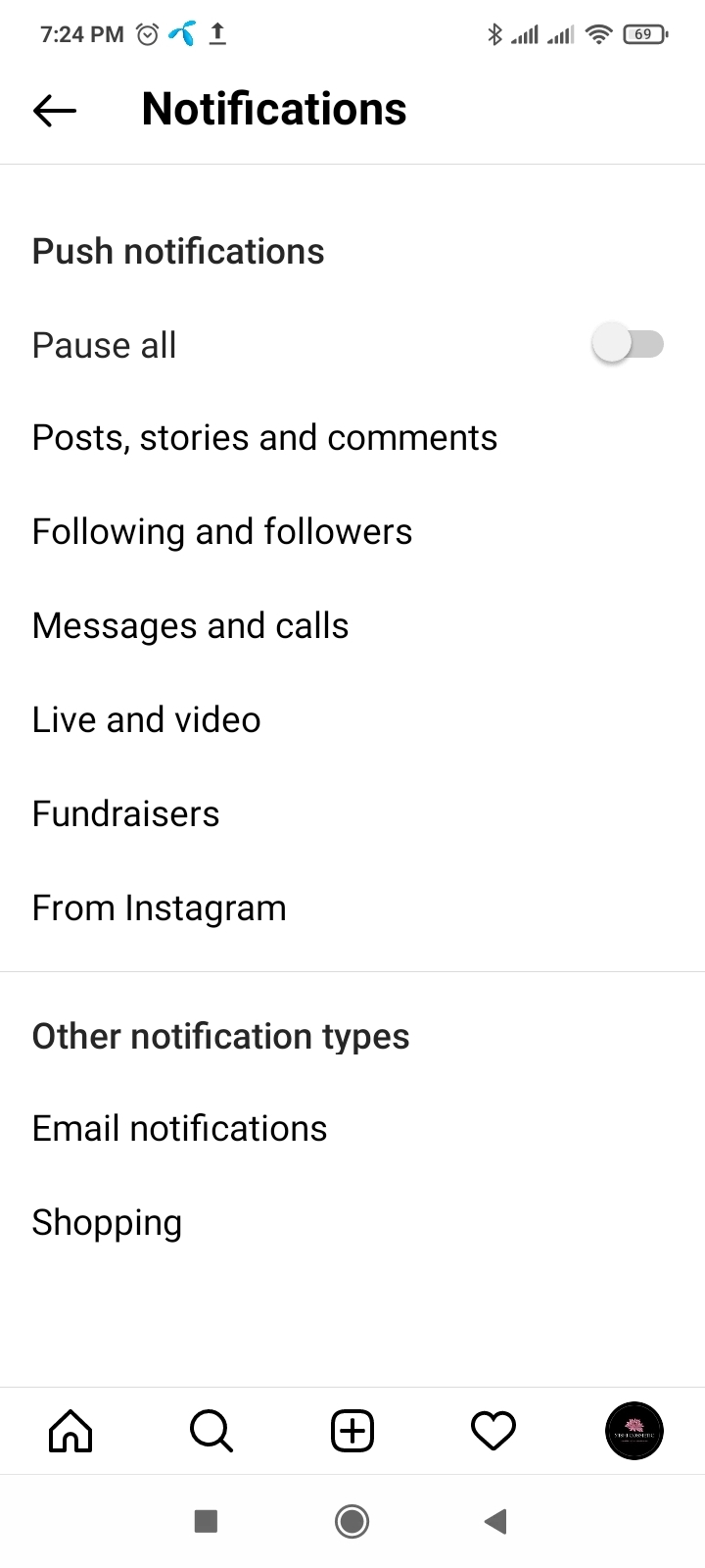 Instagram Notifications are not Working on Android 