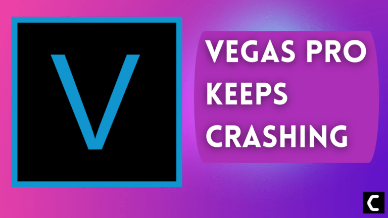 Vegas pro keeps crashing