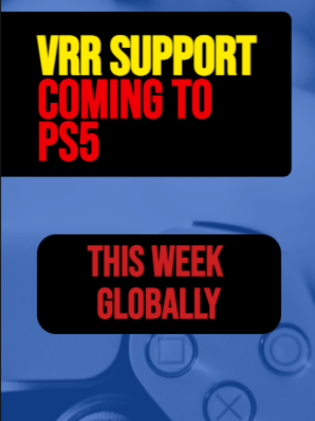 VRR Support Coming to PS5 This Week Globally
