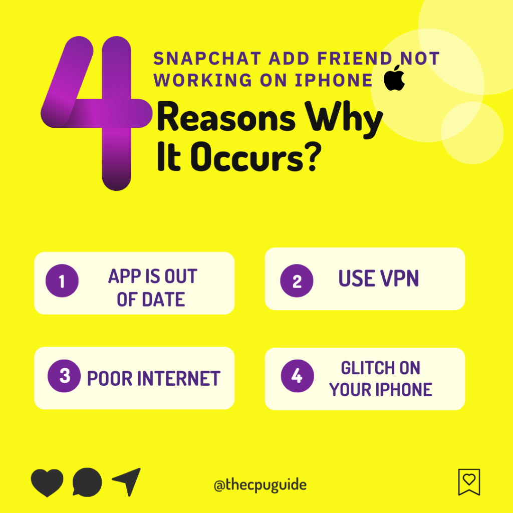 4 MAJOR REASONS WHY SNAPCHAT ADD FRIRND NOT WORKING ON iOS?