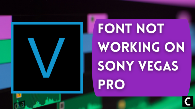 Font Not Working On Sony Vegas Pro