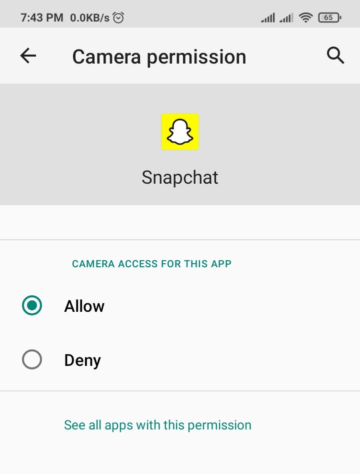 FIXED: Unable To Open Camera On Snapchat [Android Guide]