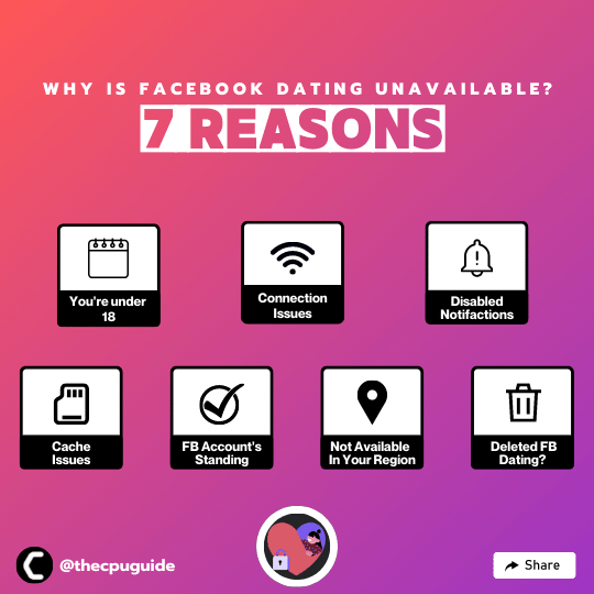 7 Reasons Why Is Facebook Dating Unavailable?