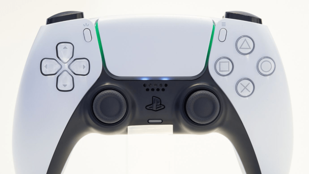 PS5 Controller Light in Green Color