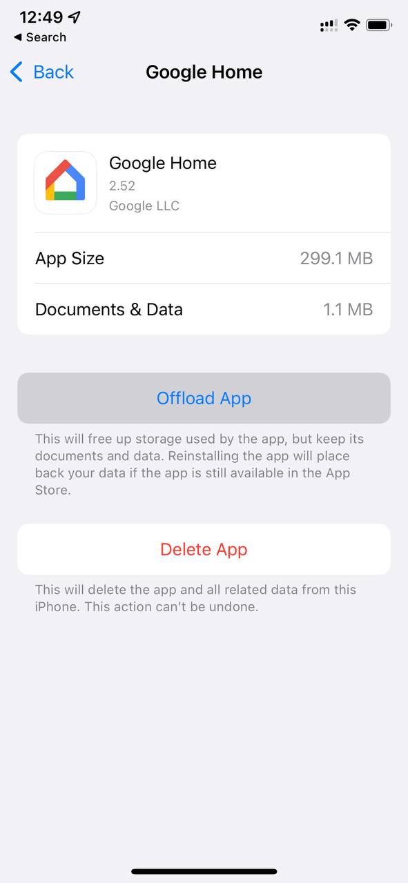 offload app