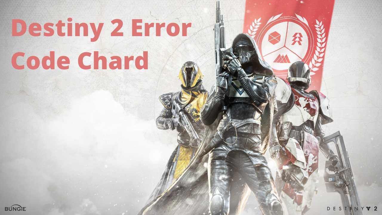 Destiny 2 Error Code Chard "Connectivity issues"