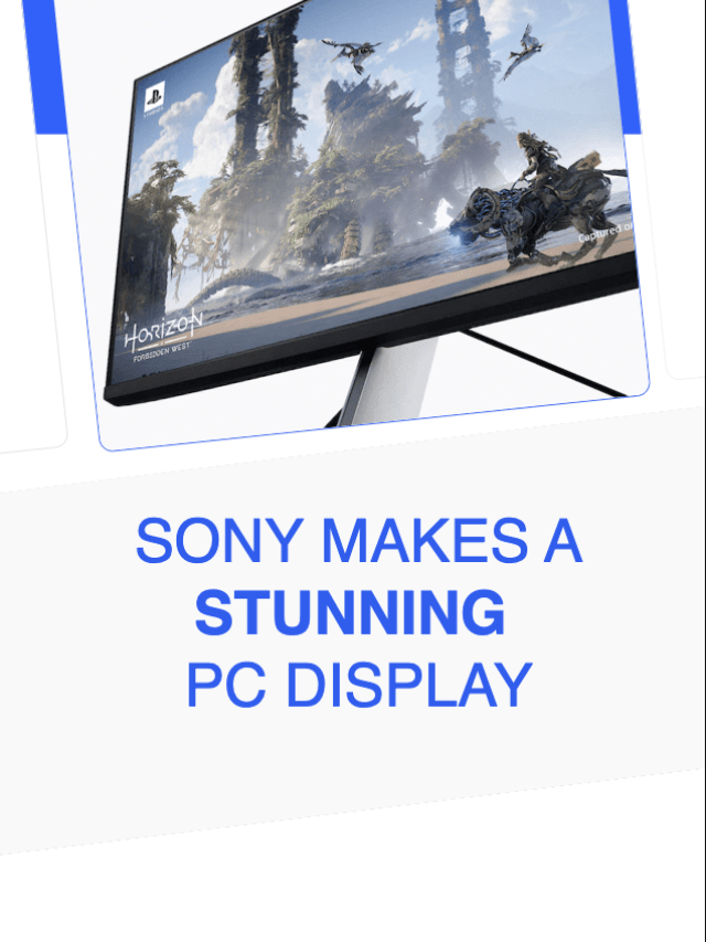 Sony Releases PS5 Themed PC Gaming Monitor!