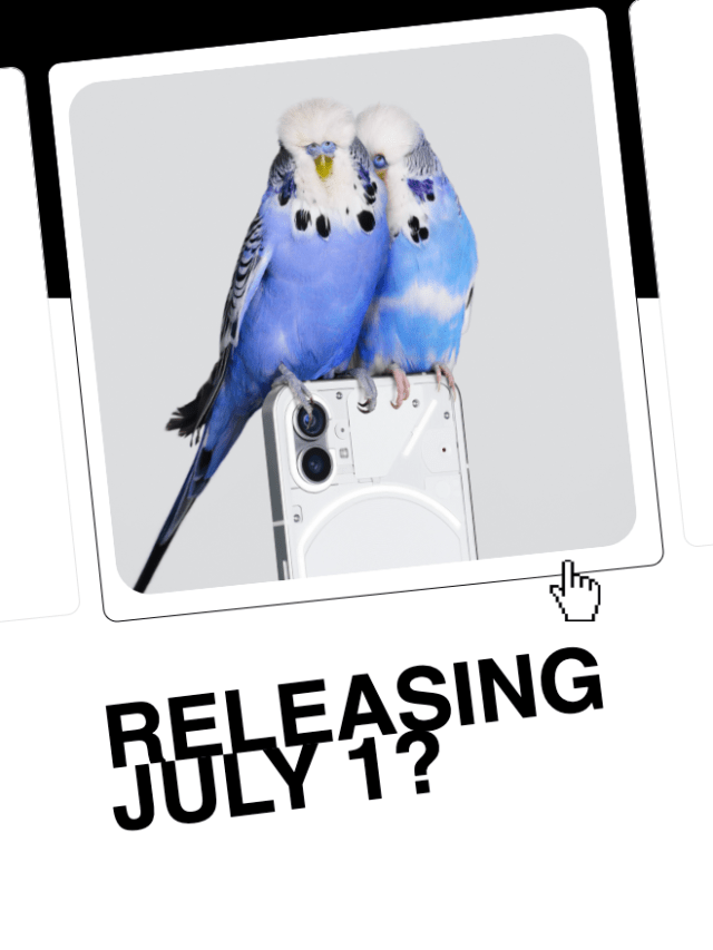NOTHING PHONE (1): RELEASING TODAY?