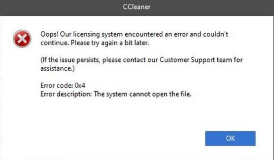 CCleaner Error Code 0x4? Here Are 7 Easy Fixes!