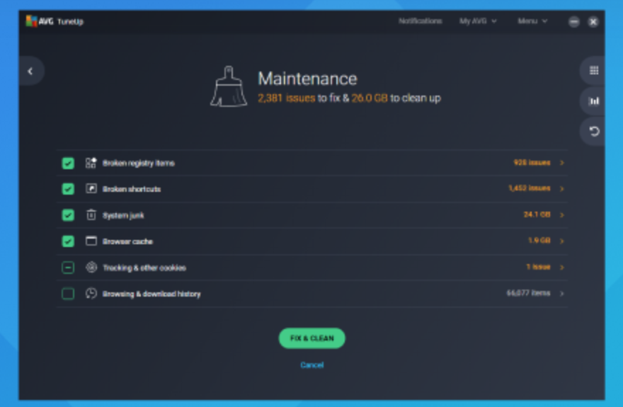 AVG PC Tuneup