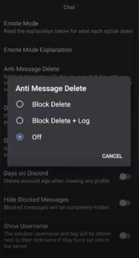 There's a third party plugin BlueCord by BlueMods that does allow you to see deleted messages on Discord Mobile. 