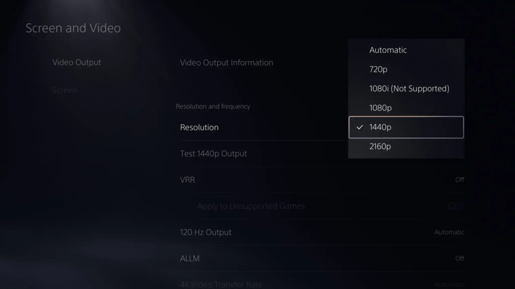 Latest PS5 Beta System Software Includes 1440p