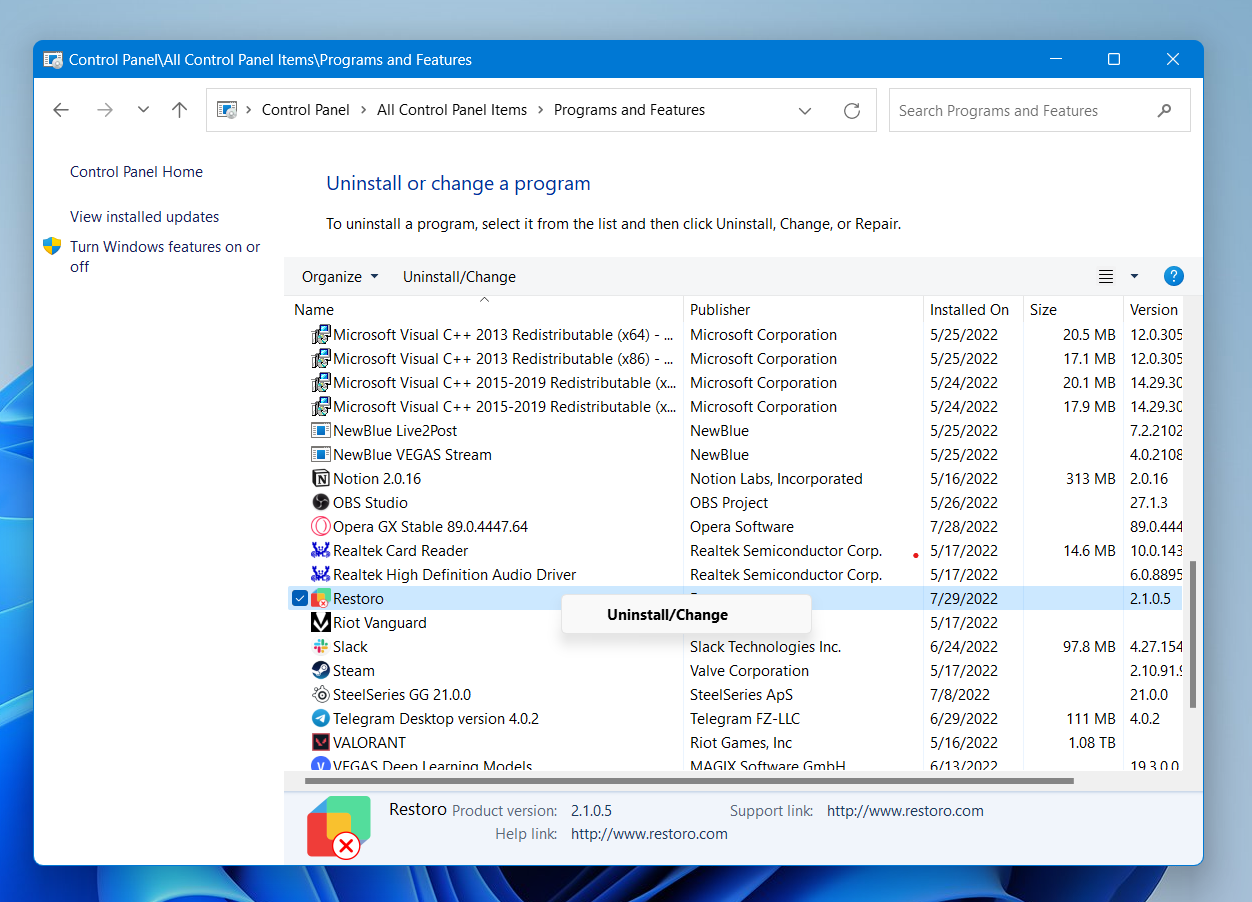 Restoro Won't Uninstall On Windows 11? 4 Best Fixes!