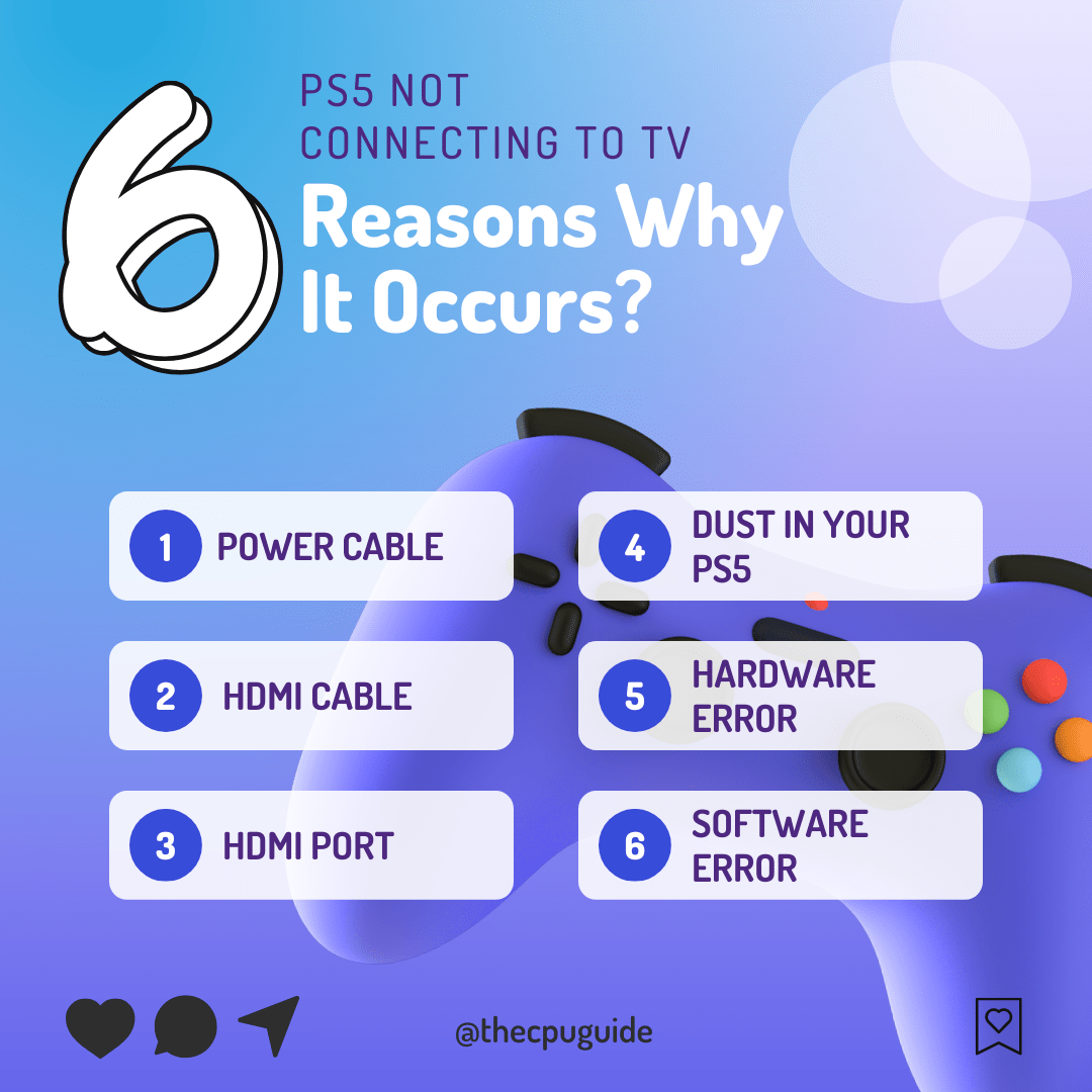 9 Easy Fixes PS5 Won't Display on TV But Turns on [2024]