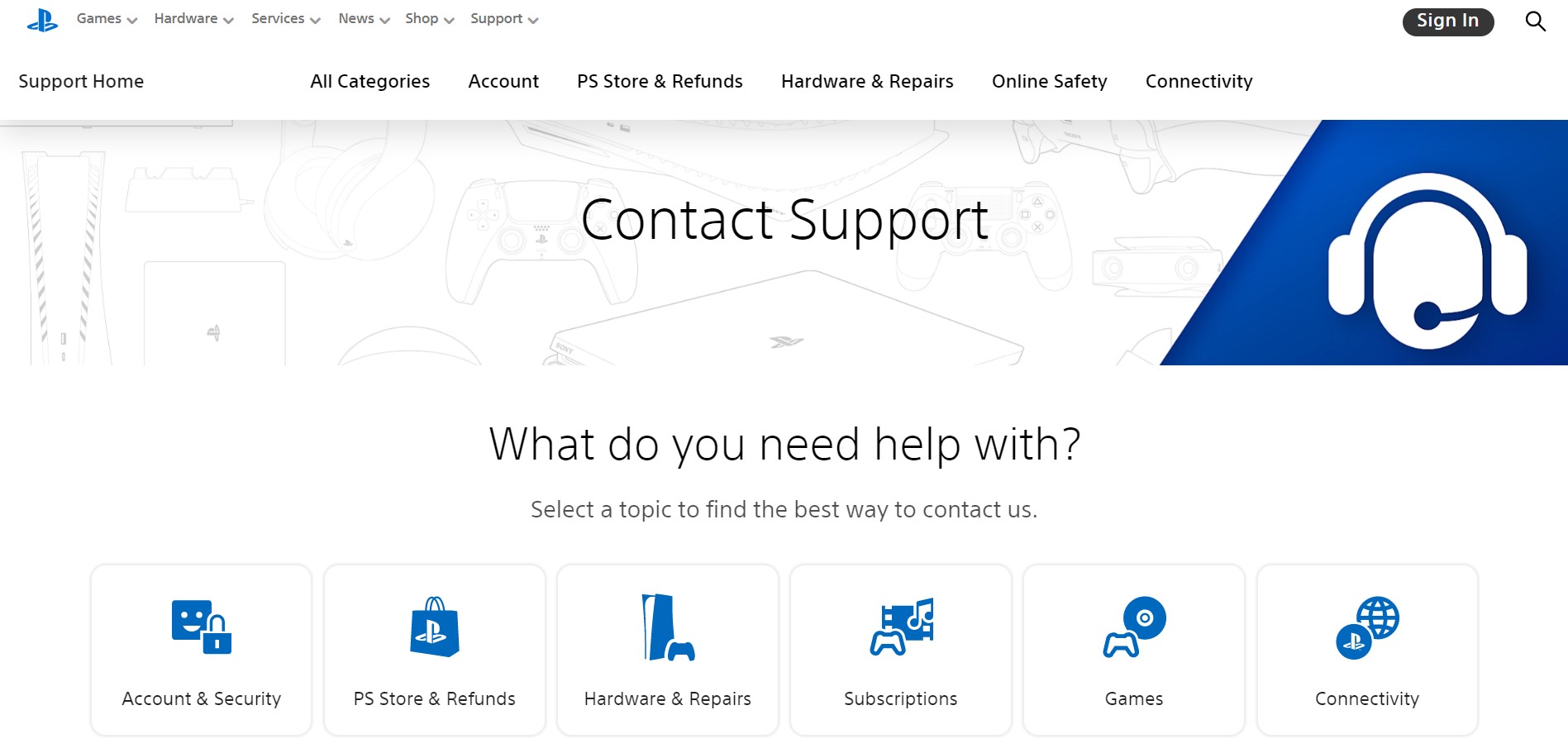 contact support 1