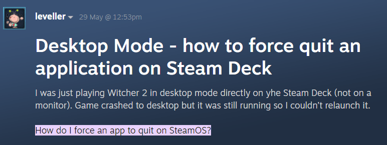 Desktop Mode - How to Force Quit an Application on Steam Deck? 2 Easy Ways!