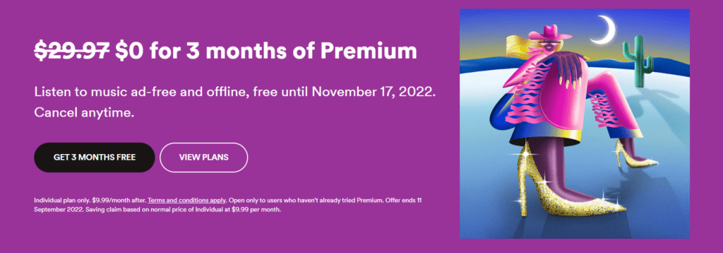 Spotify Premium Getting Free For 3 Months
