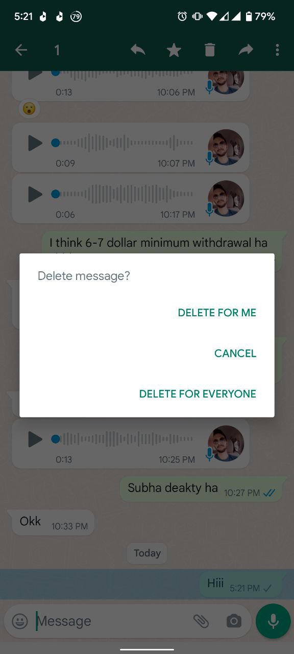 WhatsApp Lets You Delete Your Wildly Inappropriate Messages Two Days After You've Sent Them
