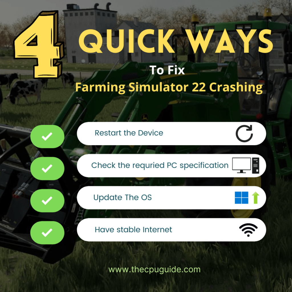 How To Fix Farming Simulator 22 Crashing On PC